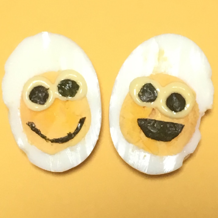 お弁当の飾りに のりで作るかわいい顔のゆで卵 レシピ 作り方 By Honobo No 楽天レシピ お弁当の飾りに のりで作るかわいい顔のゆで卵 レシピ 作り方 By Honobo No 楽天レシピ
